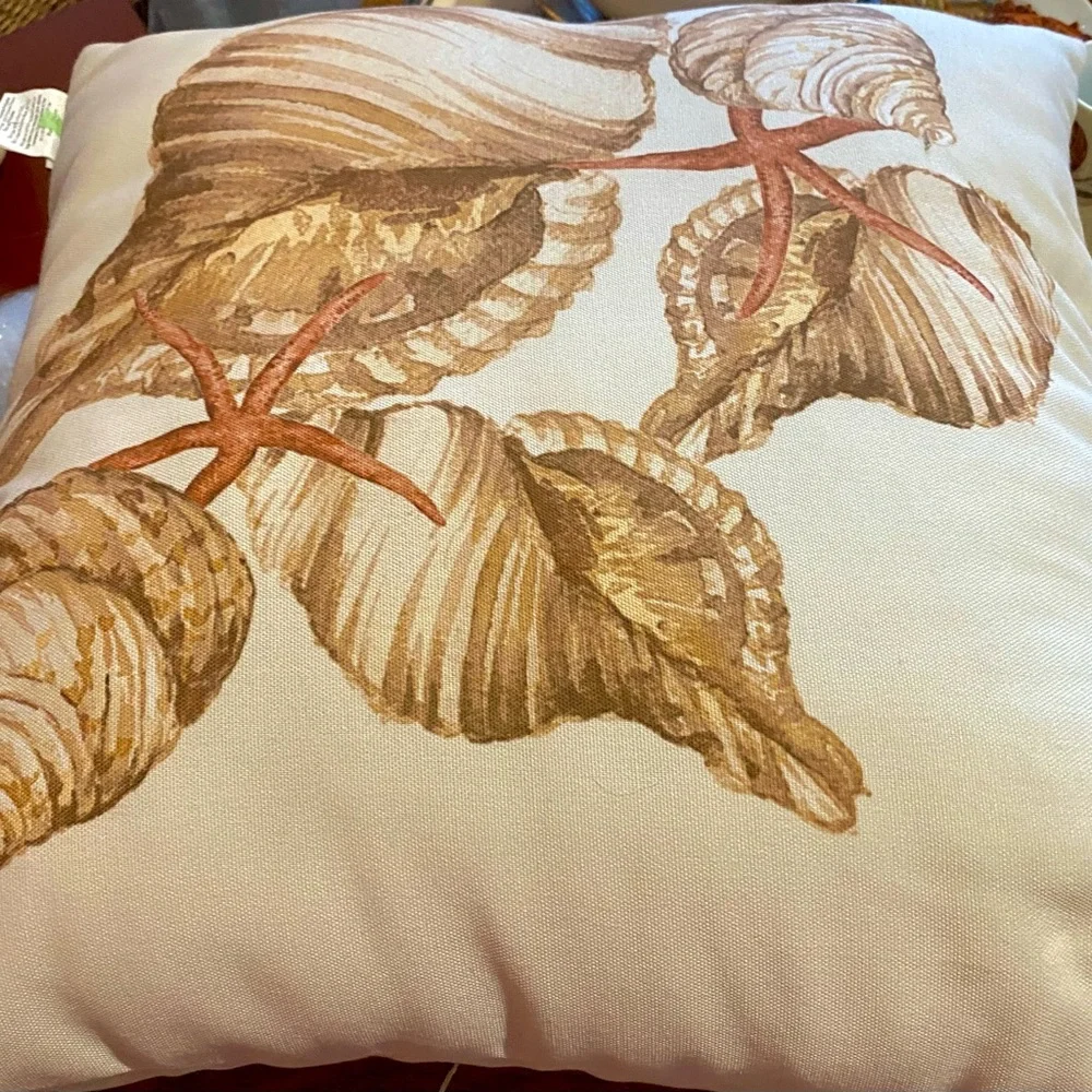 Pottery Barn 20 in Square Pillow. Made in USA, in new condition. Indoor/Outdoor